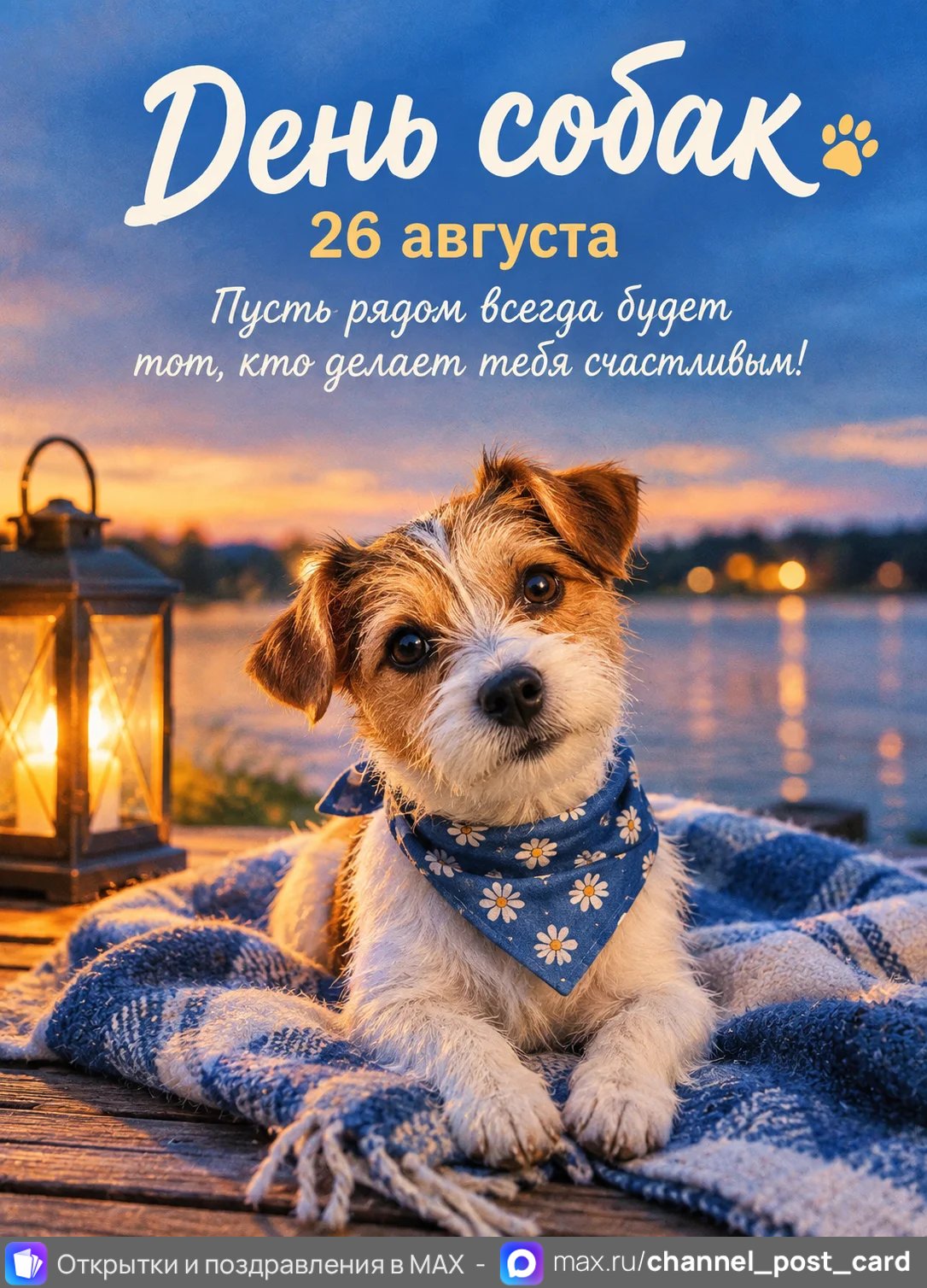 Открытка «День собак»