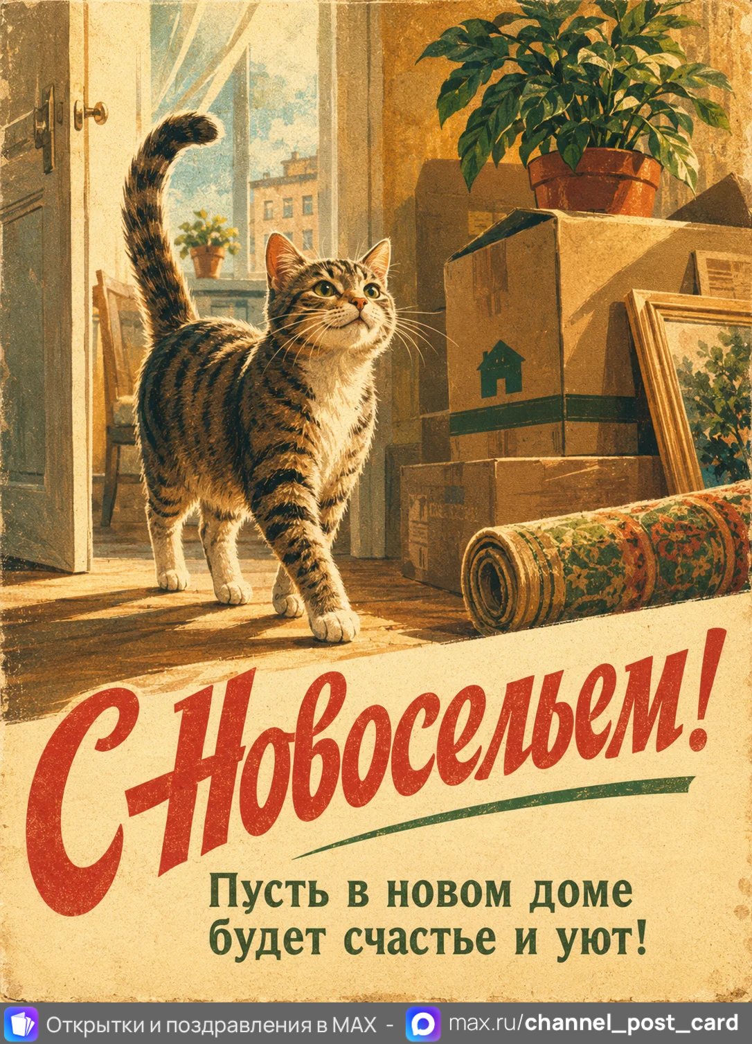 Открытка «С Новосельем»