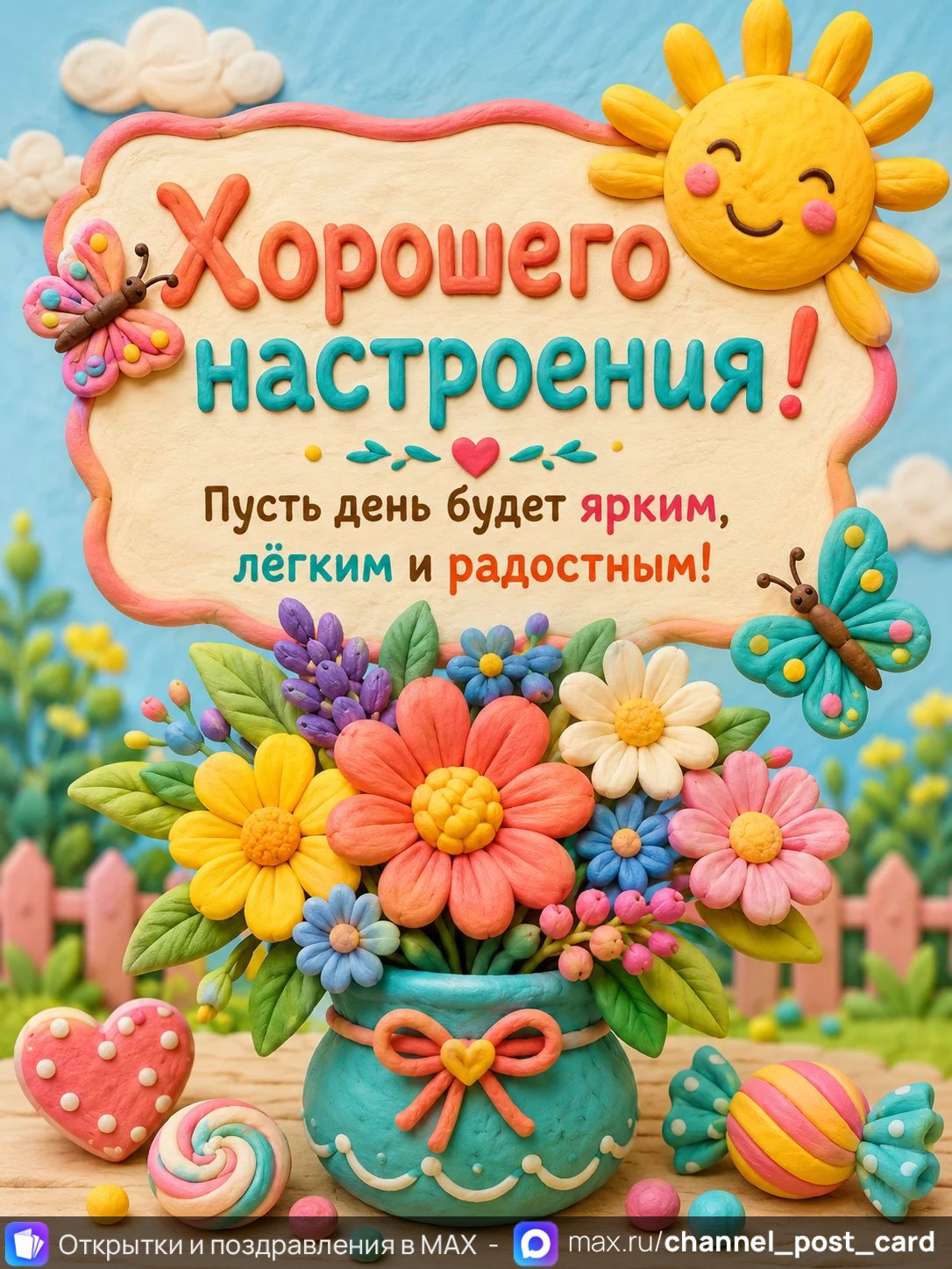 Открытка «Хорошего настроения»