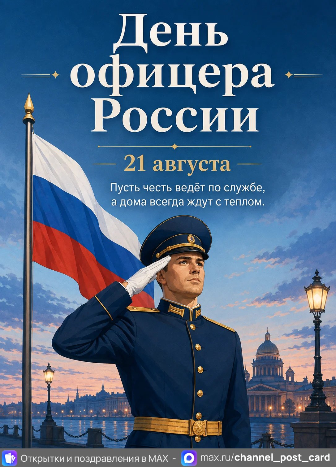 День Офицера России — открытка «День офицера России»