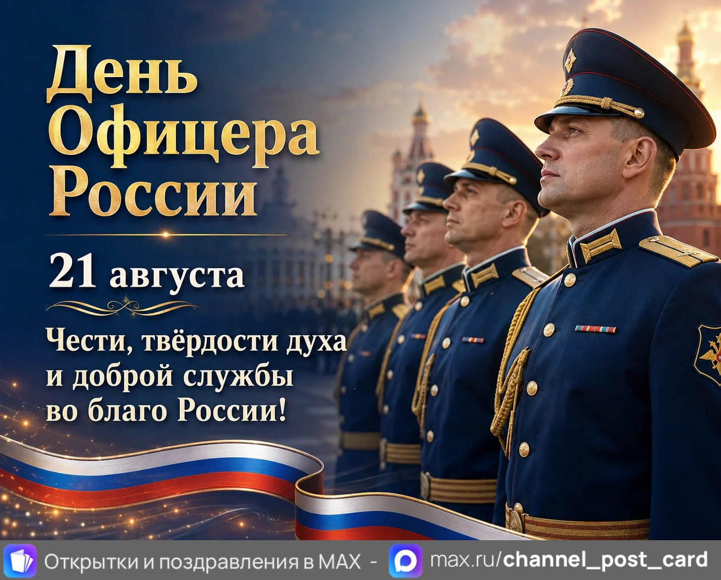 День Офицера России — открытка «День офицера России»